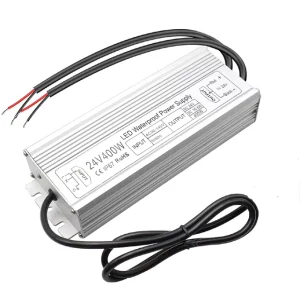 24V 400W LED Power Supply IP67 Rainproof Waterproof Outdoor Driver Low Voltage Transformer Adapter for LED Light