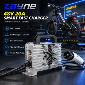 24V 48V Waterproof Smart Battery Charger for Lead Acid and Lithium Battery Electric Floor Scrubber Golf Cart