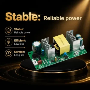 24V 4A 96W 95% Efficiency Modular Cooling Switching Power Supply AC-DC Wide Input Industrial Equipment Overload