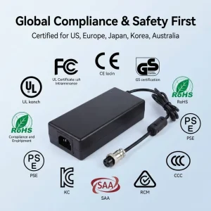 24V 4A Desktop AC DC Power Adapter 96W Switching Supply CE Certified OEM