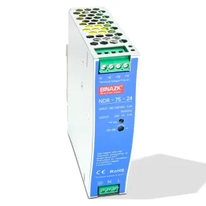 24V 75W 120W 240W 480W DC DIN Rail Power Supply for Industrial Control System Factory Automation