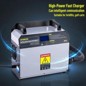 24V 80V 100A 300A LiFePO4 Battery Fast Charger for Industrial Forklift Golf Cart with Eco Friendly Lead Acid Lithium Conversion