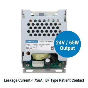 24V DC AC-DC Switching Industrial Power Supply 65W High Power Density 90% Efficiency