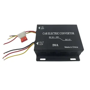 24V to 12V 20A 240W DC Converter Automotive Step Down for Electric Vehicle