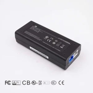 24W 35W 90W Passive PoE Injector, 10/100/1000Mbps, 19V 1.26A, for Desktop CPE and IP Cameras