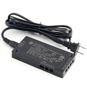 24W LED Power Supply Smart Home Lighting System DC 24V LED Driver With 3 Pin Port Total Controller