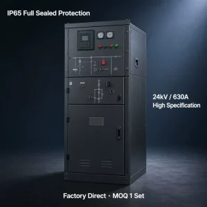 24kV 630A Ring Main Unit RMU HXGN-12 Metal Enclosed Switchgear IP65 Medium Voltage Distribution Cabinet