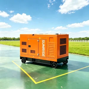 24kW 30kW 32kW 40kW SDEC Enclosed Diesel Generator Commercial Light Industrial Emergency Power for Small Workshops Hotels