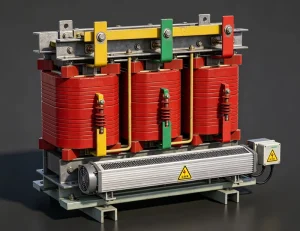 2500kva High Voltage Epoxy Resin Cast Dry Type Transformer Three Phase Aluminum Copper Winding Material