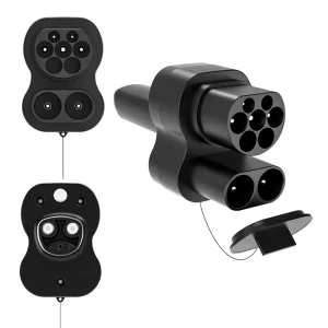 250A CCS2 to NACS Adapter 250KW IP54 Waterproof DC Fast Charge Legacy and New Tesla Model 3 Y S X NACS EV Charger Connector