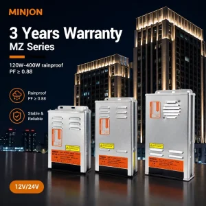 250W Rainproof Single AC DC LED Driver Transformer 12V Power Supply LED Module Lighting 3 Year Warranty CE