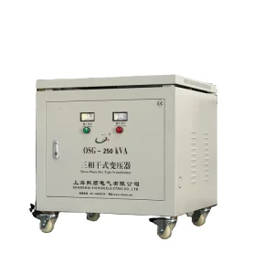 250kVA Dry Type Auto Transformer Three High Efficiency Custom 380V 400V Input Output for Factory Power Adaptation OEM Available