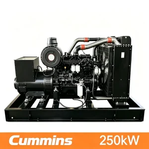 250kW 312kVA Energy Saving Brushless Copper Super Silent Open Frame Diesel Generator Set with Engine 380V 220V 50 60Hz