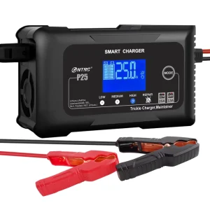 25A Smart Battery Charger for Cars Motorcycles 12V 25A 24V 13A 7 Stage Automatic 280W AC Port PD PB LiFePO4 Lead Acid CE