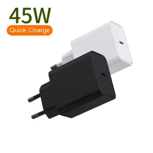 25W 45W GaN USB Wall Charger PD QC PPS QC3.0 KC Certified
