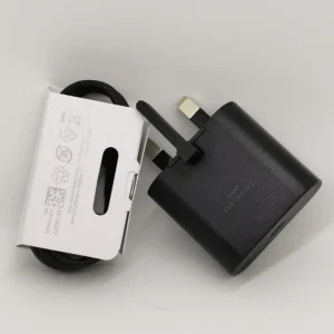 25W 45W PD USB-C Fast Charger Block Wall Adapter with or Without Cable Kit for Samsung S25 S24 S23 US EU UK Plug