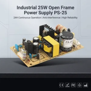 25W Open Frame Dual Output Industrial Switching Power Supply 110V 220V AC 5V 12V 15V 24V DC Single Industrial Power Supply
