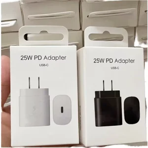 25W PD USB-C Wall Charger Mobile Phone Type-C Power Adapter S24 S25