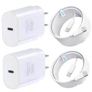 25W USB-C Power Adapter with Cable Type-C PD Wall Charger for S26 S25 S24 S23 S22 Phone