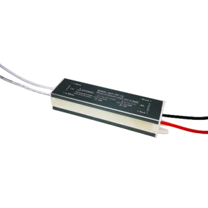 25W Ultra-Slim IP67 LED Power Supply (12V/24V) Single Output Aluminum Housing Universal AC Input CE RoHS Compliant Industry Use