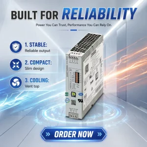 2904600 AC DIN Rail Mount Power Supply 1 Output 24V 5A QUINT4-PS/1AC/24DC/5