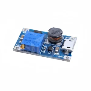 2A Boost Converter Board DC-DC Boost Module Wide Input Voltage 2/24V Boost to 5/9/12/28V Adjustable MT3608