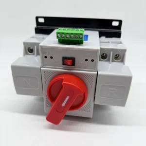 2P 63A 100A 125A Single-Phase 10kA Breaking Capacity IP55 Dual-Power 220V Automatic Transfer Switch CB