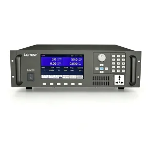3-100KVA Programmable AC Variable Frequency Industrial Power Supply RS232 Single Output Adjustable 45-400Hz Overload Protections