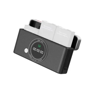 3-Bay Battery Charging & Storage Case for DJI BCX204 Battery, Osmo Action 6/5 Pro/4/3 USB-C Portable Charger Hub