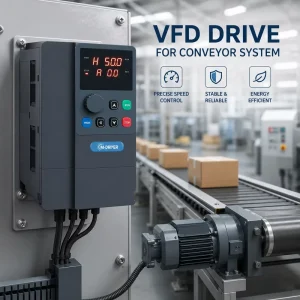 3-Phase 380V VFD Inverter 4KW 5.5KW 7.5KW 11KW Vector Control AC Drive for Conveyor Motor