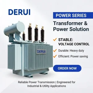 3 Phase Oil-filled Power Transformer S13 Low Loss Energy Saving Copper/Aluminum Winding 415V 6KV Outdoor Substation