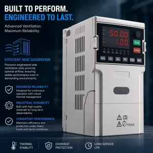 3-Phase VFD Inverter Variable Frequency Drive 11 kW 380 V, High-Torque Motor Speed Controller for Air Compressors and Mining Machinery