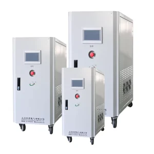 3 Variable Frequency Supply AC Frequency Converter 3-200KVA Touch Screen LCD Pure Sine Wave High Precision Voltage Regulation