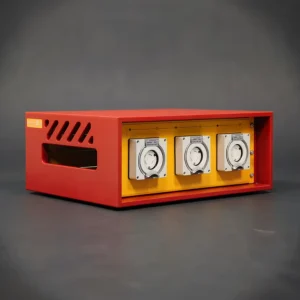 3-Way Industrial Power Distribution Unit PDU Outer Box for Stage Audio Equipment