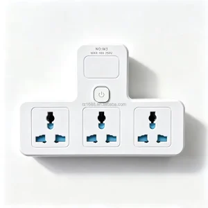 3 Way Universal Wall Socket Extender Multi Plug Adapter With Custom EU UK US 2 Pin Plug Portable Power Socket Converter