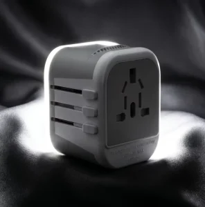 3 in 1 Wireless Charging Station with PD 12W Fast Charging Type C Foldable Design Universal Travel Adapter for US UK EU AU Plugs
