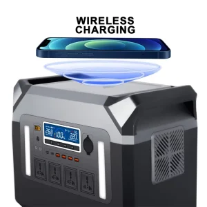 3000W 2000W 24V LiFePO4 Portable Power Station with Solar Panel Pure Sine Wave Inverter and MPPT Controller