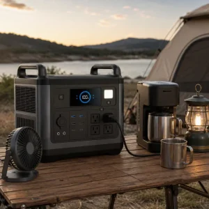 3000W High Capacity Portable Power Station LiFePO4 Solar Generator for Home and Commercial Backup