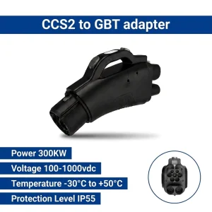 300KW CCS2 to GB T DC Fast Charging Adapter IP55 Protection EV Connector for NIO Xpeng Zeekr