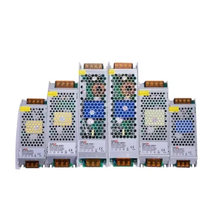 300W Slim LED Power Supply Indoor 12V/24V DC Strip Lights Driver for CCTV Display Lighting 25A Output AC 230V/240V for Industry