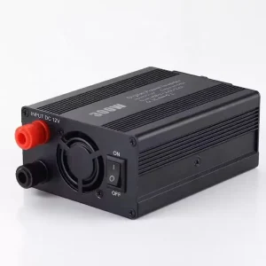 300W power inverter DC 12V to AC 110V with dual AC outlets and dual USB charging ports, 4.8A