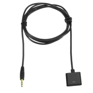 30Pin Aux Adapter Cable for IOS and Computer Fast Charging 3A to Stereo 3.5MM AUX Input