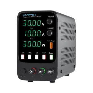30V 10A Bench DC Adjustable Power Supply DC Power Repair Lab Design Schools Test Electroplate Charge APS3010