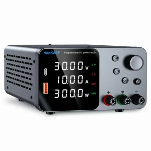 30V 10A Bench DC Adjustable Power Supply DC Power Repair Lab Design Schools Test Electroplate Charge TPS3010