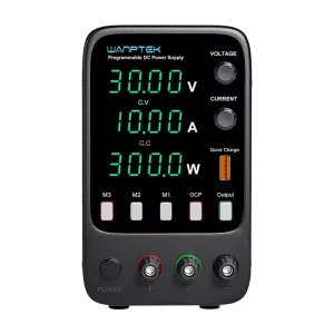 30V 10A Bench DC Adjustable Power Supply Repair Lab Design School Charging Electroplate APS3010H