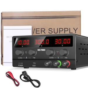 30V 12V 24V 300W Variable Regulated DC Power Supply Adjustable Battery Charge LED Testing Switching Lab Power Supply