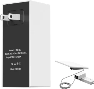 30V 2A 60W DC Charger Adapter Compatible with Starlink Mini Multi Safety Protection Wall Power Supply for Portable Power Station