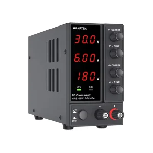 30V 6A Bench DC Adjustable Power Supply 3 Bit LED Repair Lab Design Schools Test Electroplate Charge NPS306W