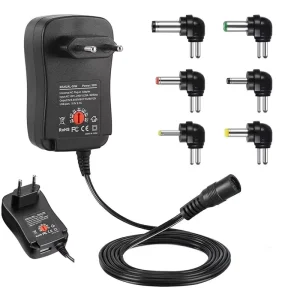 30W Adjustable Adapter 3V-12V with USB2A Voltage Regulated Power Supply 6DC