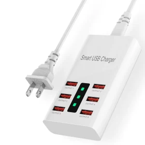 30W Multi Port USB Charger Quick Charge 6 Port for Phone